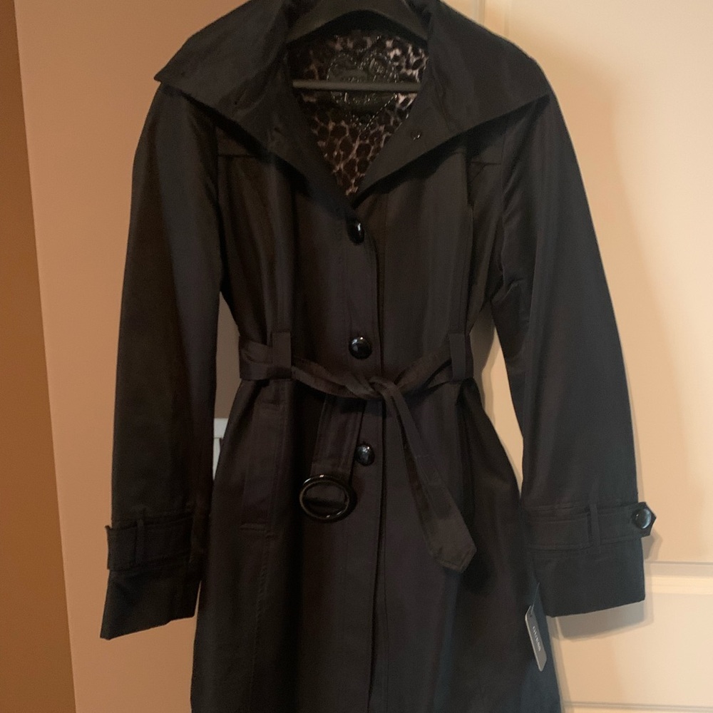 NWT Black Guess coat size Large